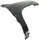 SPORTAGE 05-10 FRONT FENDER RH, Primed, w/o Molding Hole, w/o Luxury Pkg.
