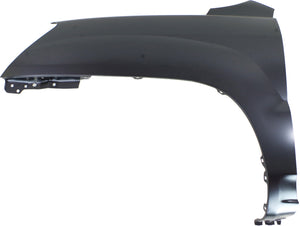 SPORTAGE 05-10 FRONT FENDER LH, Primed, w/o Molding Hole, w/o Luxury Pkg. - CAPA
