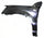 SORENTO 03-09 FRONT FENDER RH, Primed, Base/LX Models