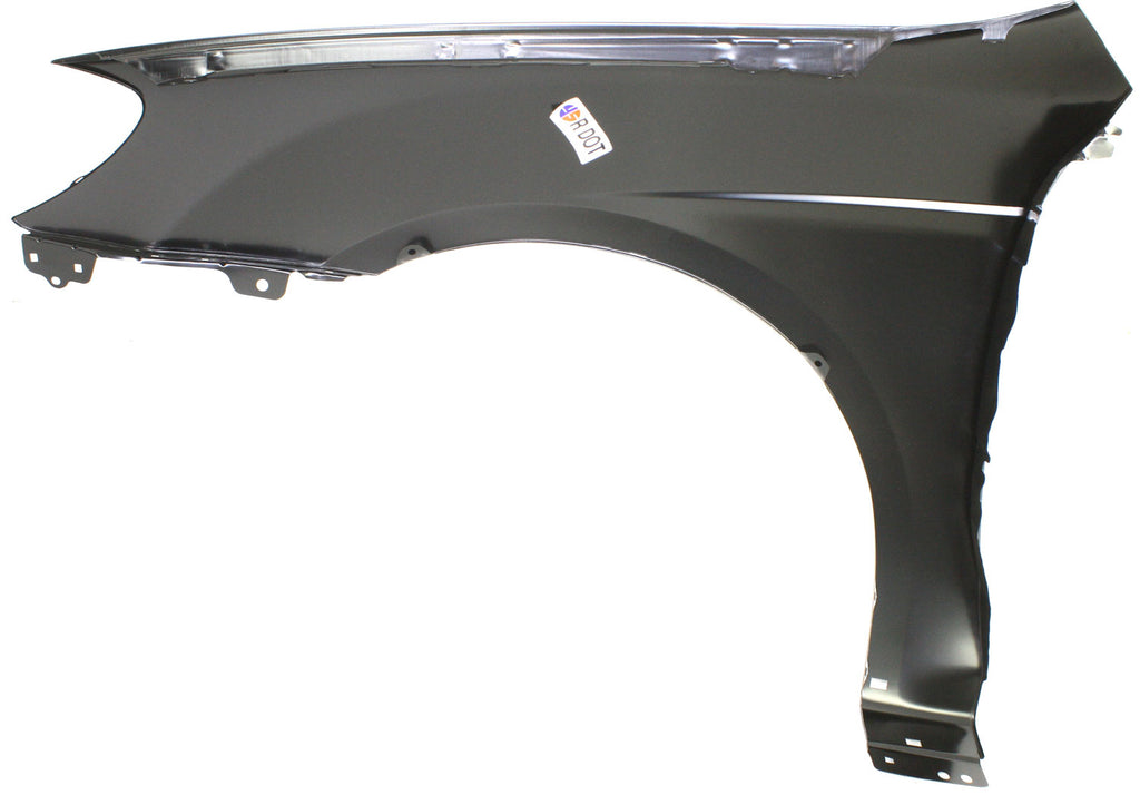SPECTRA 07-09 FRONT FENDER RH, Primed, w/o Signal Light Hole, w/ Body Side Molding Holes