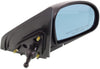 SPECTRA 04-09 MIRROR RH, Manual Remote, Manual Folding, Non-Heated, Paintable, Blue Glass, Sedan/HB