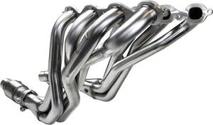 1 7/8 in. x 3 in. Stainless Steel Longtube Headers includes 3 in. x 2 3/4 in. GREEN Catted Connection Pipes.Factory Exhaust must be cut to install.;2016 + Chevrolet Camaro SS LT1 6.2L