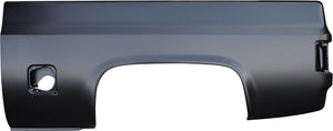 79-87 CHEVROLET AND GMC PICKUP SHORT BED BEDSIDES, LH W/SQUARE FUEL OPENING