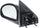 SPECTRA5 07-09 MIRROR LH, Power, Manual Folding, Heated, Textured, From 7-1-07