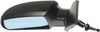 RIO5 07-09 MIRROR LH, Manual Adjust, Manual Folding, Non-Heated, Paintable