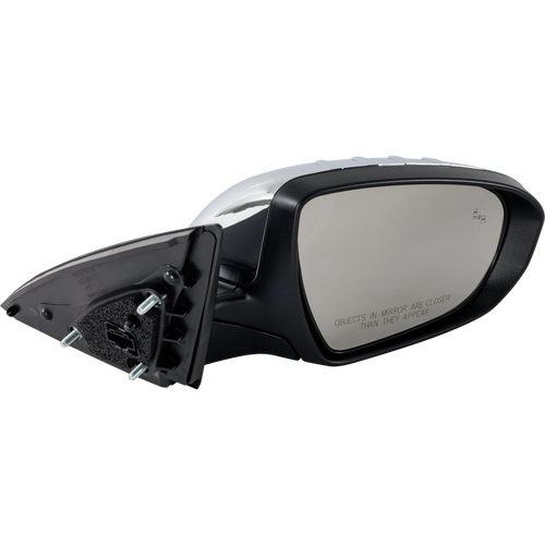 OPTIMA 14-15 MIRROR RH, Power, Power Folding, Heated, Chrome, w/ BSD and Signal Light, (Exc. Hybrid Model), USA Built Vehicle
