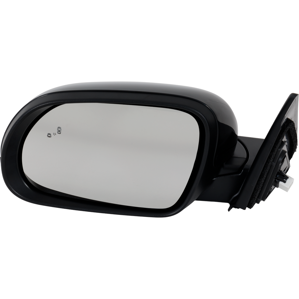 SOUL 20-23 MIRROR LH, Power, Manual Folding, Heated, Paintable, w/ In-housing Signal Light, BSD in Glass, w/o Memory, Puddle Light, Auto-Dimming