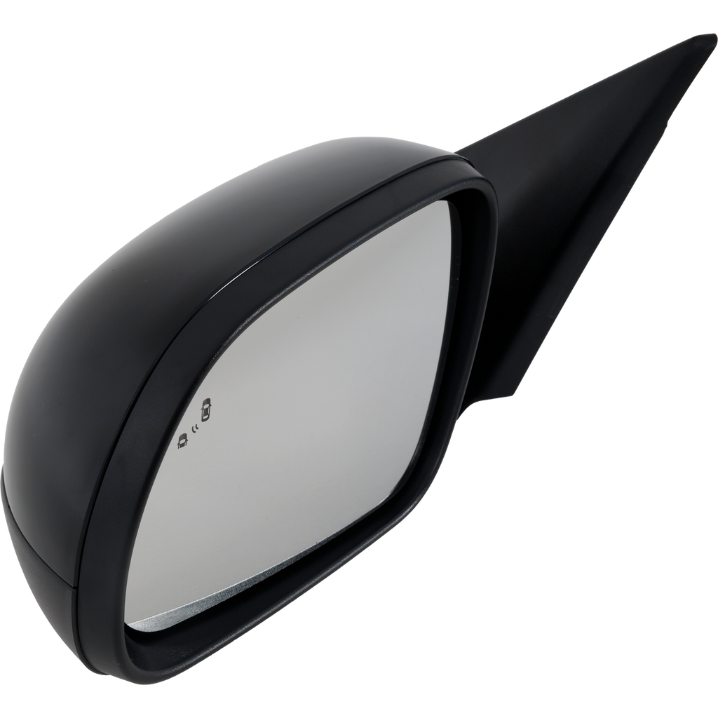 SOUL 20-23 MIRROR LH, Power, Manual Folding, Heated, Paintable, w/ In-housing Signal Light, BSD in Glass, w/o Memory, Puddle Light, Auto-Dimming