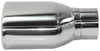 Stainless Steel Exhaust Tip Oval resonated 2.5\ inlet / 3.5\" outlet"