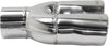 Stainless Steel Exhaust Tip Dual Oval Single Wall Slanted w/2.4 inch inlet