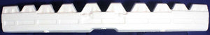 RX300 99-03 FRONT BUMPER ABSORBER, Impact