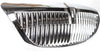 TOWN CAR 03-11 GRILLE, Chrome Shell and Insert, Plastic, (Exc. Limited Edition) - CAPA