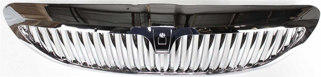 TOWN CAR 03-11 GRILLE, Chrome Shell and Insert, Plastic, (Exc. Limited Edition) - CAPA