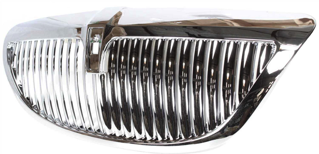 TOWN CAR 03-11 GRILLE, Chrome Shell and Insert, Plastic, (Exc. Limited Edition)