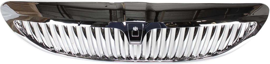 TOWN CAR 03-11 GRILLE, Chrome Shell and Insert, Plastic, (Exc. Limited Edition)