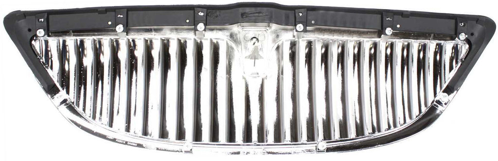 TOWN CAR 03-11 GRILLE, Chrome Shell and Insert, Plastic, (Exc. Limited Edition)