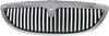 TOWN CAR 05-11 GRILLE, Chrome Shell/Painted Dark Gray Insert, Plastic, w/ Limited Edition