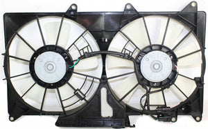 IS300 01-05 RADIATOR FAN SHROUD ASSEMBLY, Dual Fan, Includes Coolant tank