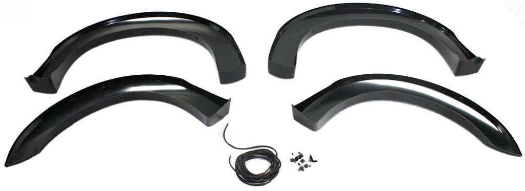 Ford Extend-A-Fender Flare Set of 4; Dura-Flex(R) 2000 ABS Material