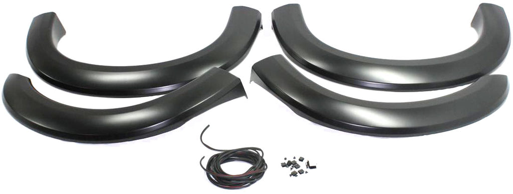 Ford Extend-A-Fender Flare Set of 4; Dura-Flex(R) 2000 ABS Material