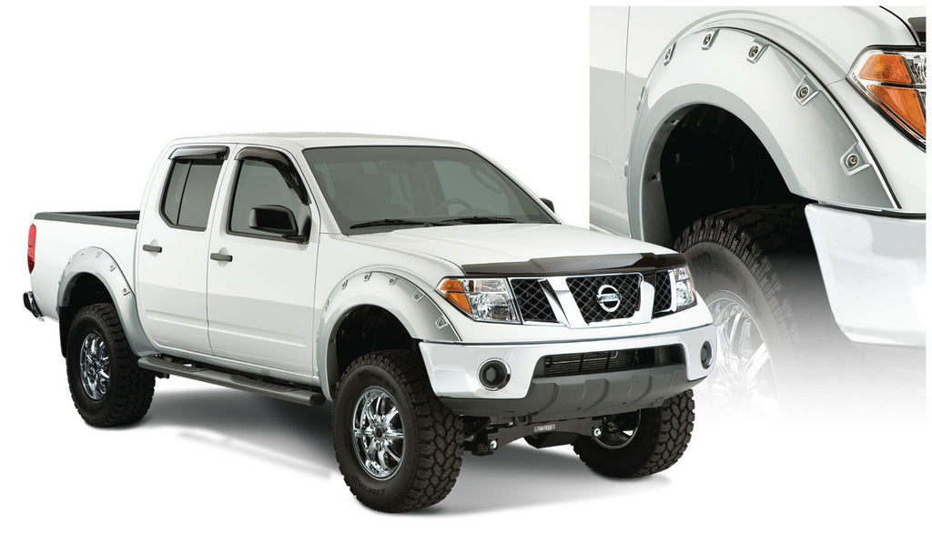 Nissan Boss Pocket Style Fender Flare Set of 4; Dura-Flex(R) 2000 ABS Material