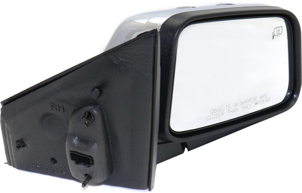 MKX 07-07 MIRROR RH, Power, Manual Folding, Heated, Chrome, w/ Puddle Light, Memory