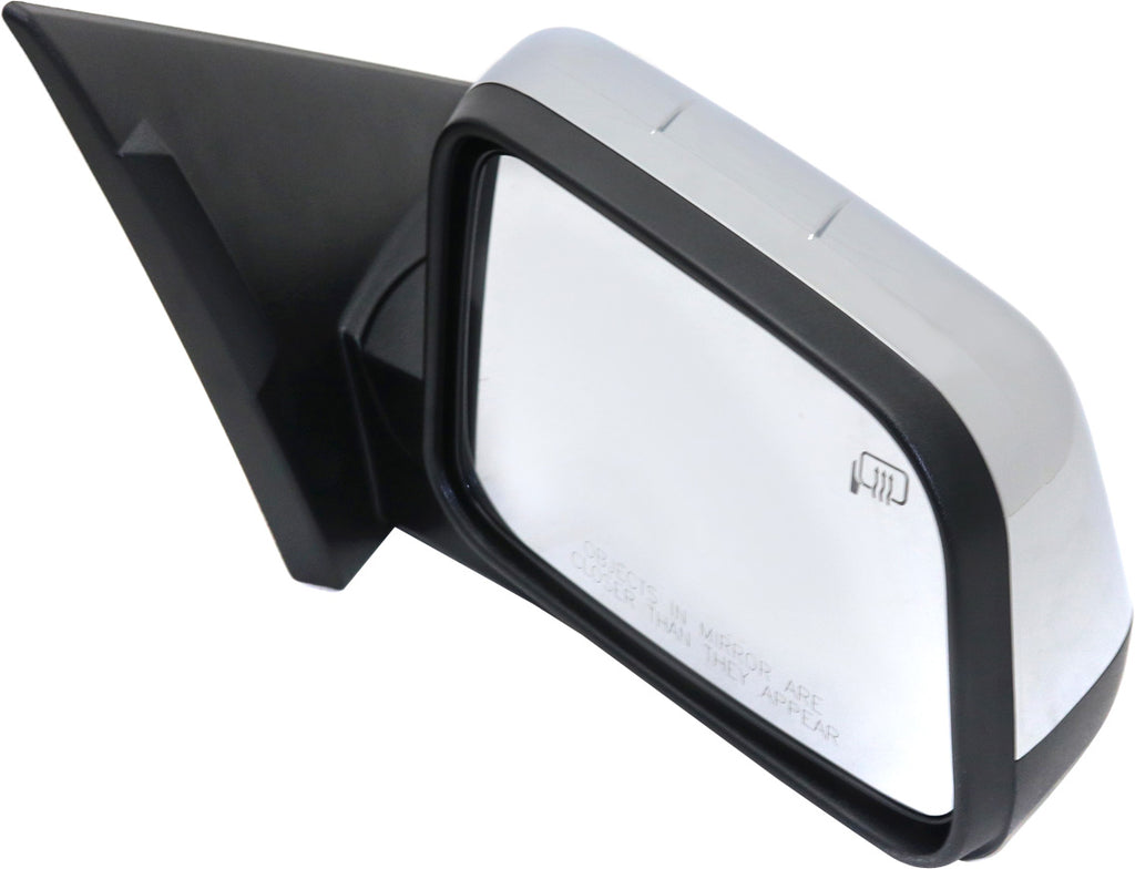MKX 07-07 MIRROR RH, Power, Manual Folding, Heated, Chrome, w/ Puddle Light, Memory
