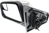 MKX 10-10 MIRROR LH, Power, Manual Folding, Heated, Chrome, w/ Blind Spot Glass and Puddle Light, w/o Memory