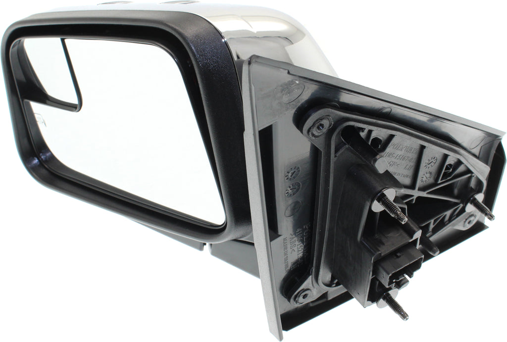 MKX 10-10 MIRROR LH, Power, Manual Folding, Heated, Chrome, w/ Blind Spot Glass and Puddle Light, w/o Memory
