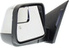 MKX 10-10 MIRROR LH, Power, Manual Folding, Heated, Chrome, w/ Blind Spot Glass and Puddle Light, w/o Memory