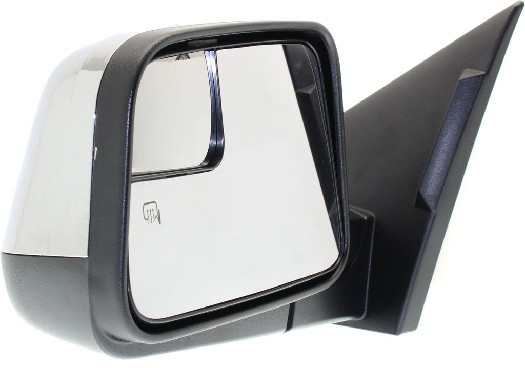 MKX 10-10 MIRROR LH, Power, Manual Folding, Heated, Chrome, w/ Blind Spot Glass and Puddle Light, w/o Memory