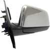 MKX 10-10 MIRROR LH, Power, Manual Folding, Heated, Chrome, w/ Blind Spot Glass and Puddle Light, w/o Memory