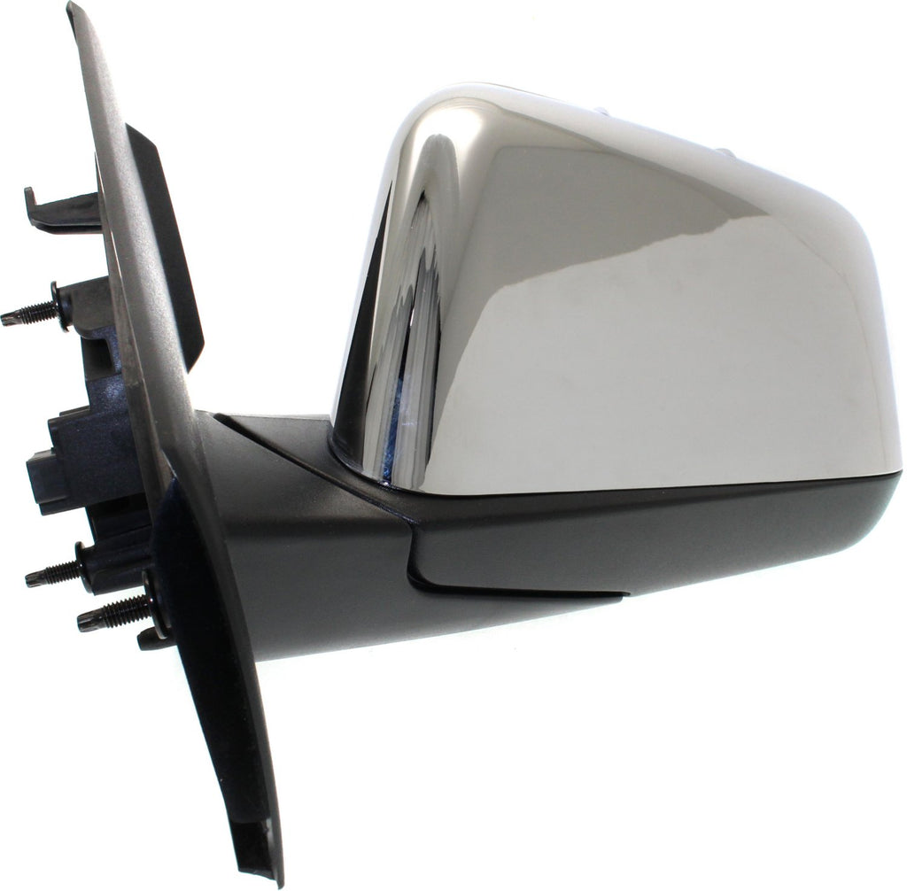 MKX 10-10 MIRROR LH, Power, Manual Folding, Heated, Chrome, w/ Blind Spot Glass and Puddle Light, w/o Memory