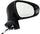 GS350 13-20/GS450H 13-18 MIRROR RH, Power, Manual Folding, Heated, Paintable, w/ Memory, Puddle Light, and Signal Light, w/o BSD