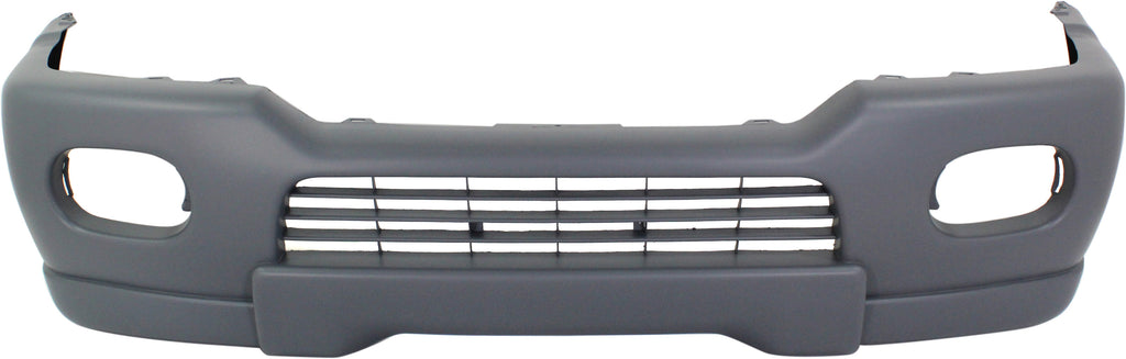 MONTERO SPORT 00-04 FRONT BUMPER COVER, Primed, w/ Fender Flare Holes