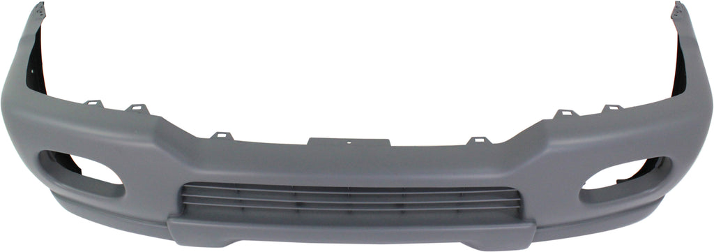 MONTERO SPORT 00-04 FRONT BUMPER COVER, Primed, w/ Fender Flare Holes