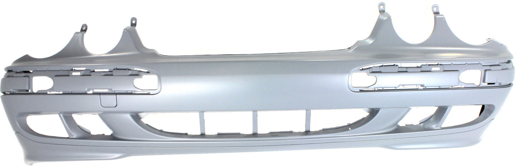 E-CLASS 00-03 FRONT BUMPER COVER, Primed, w/o AMG Styling Pkg, w/o HLW Holes, (Sedan 00-02)/Wagon