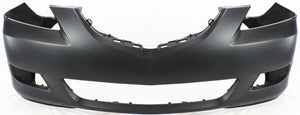 MAZDA 3 04-06 FRONT BUMPER COVER, Primed, Standard Type, Sedan - CAPA