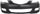 MAZDA 3 04-06 FRONT BUMPER COVER, Primed, Standard Type, Sedan