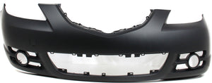 MAZDA 3 04-06 FRONT BUMPER COVER, Primed, Sport Type, Sedan - CAPA