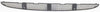 S-CLASS 00-00 FRONT BUMPER GRILLE, Center, Black, (220) Chassis, w/o Sport Pkg