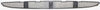 S-CLASS 00-00 FRONT BUMPER GRILLE, Center, Black, (220) Chassis, w/o Sport Pkg