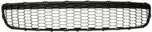 MAZDA 6 06-08 FRONT BUMPER GRILLE, Center, Black, w/o Turbo