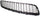 MAZDA 6 06-08 FRONT BUMPER GRILLE, Center, Black, w/o Turbo
