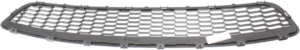 MAZDA 6 06-08 FRONT BUMPER GRILLE, Center, Black, w/o Turbo