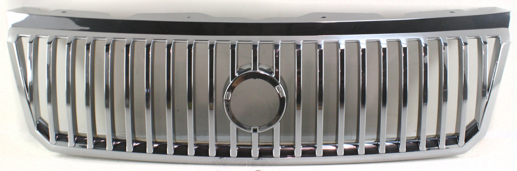 MOUNTAINEER 02-05 GRILLE, Chrome Shell/Painted Silver Insert