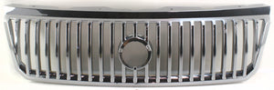 MOUNTAINEER 02-05 GRILLE, Chrome Shell/Painted Silver Insert