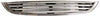 COOPER 02-04 GRILLE, Plastic, Chrome Shell/Painted Black Insert, w/o Ground Effects, Base Model