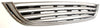 COOPER 02-04 GRILLE, Plastic, Chrome Shell/Painted Black Insert, w/o Ground Effects, Base Model