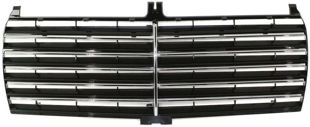 190D 84-89/190E 84-93 GRILLE INSERT, Plastic, Black, w/o Frame, w/ 11 Moulding, (201) Chassis